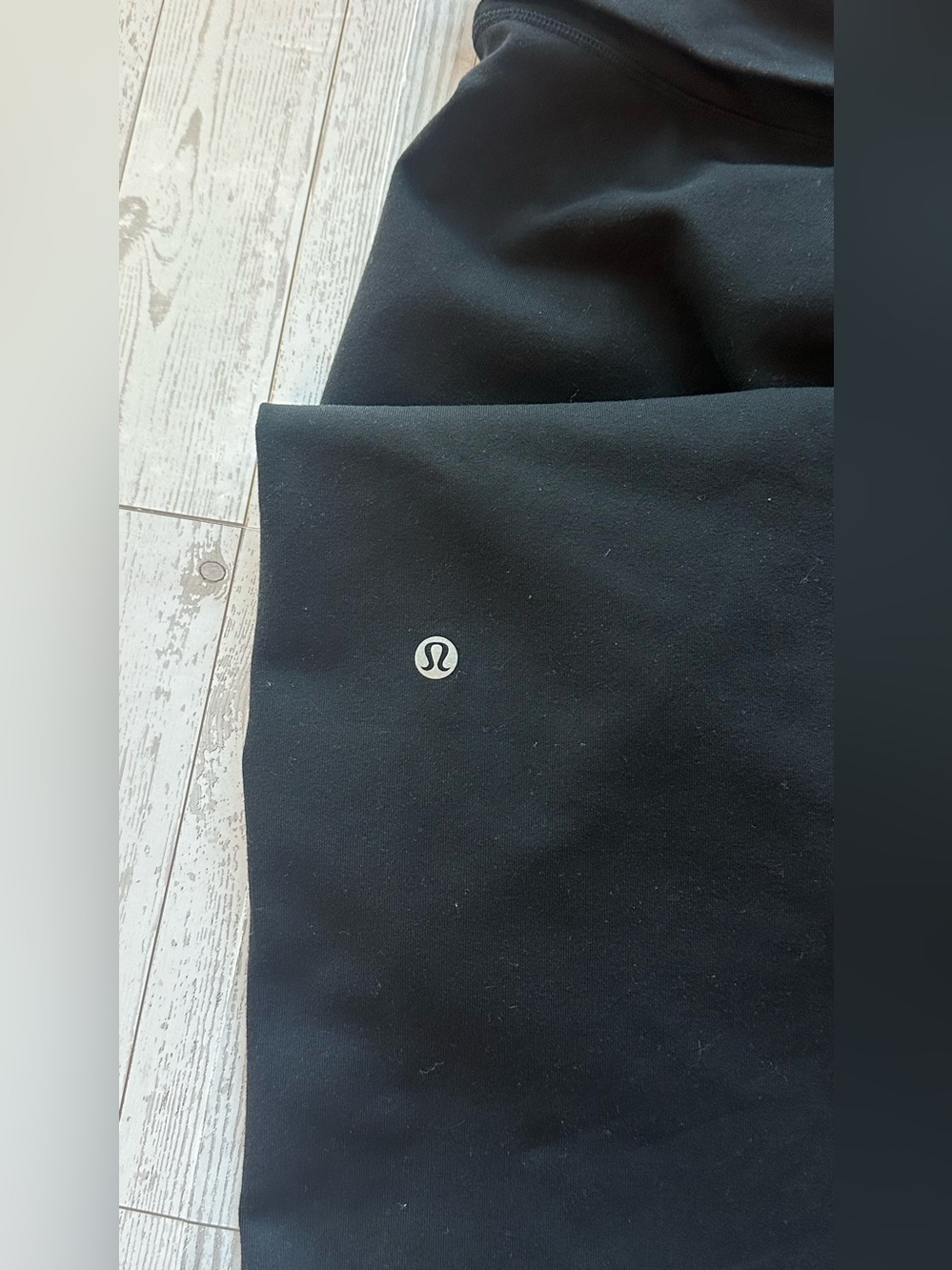 lululemon Black Groove Wide Leg Foldover Yoga Pants Size 6 - Picture 9 of 10